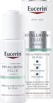 A product shot of Eucerin Hyaluron-Filler Skin Perfecting Serum.