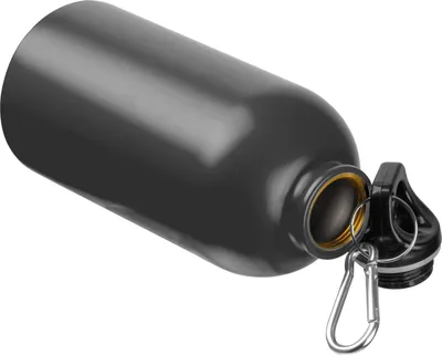 Produktbild von Edelstahl Trinkflasche / mit Karabiner / 500ml / Farbe schwarz