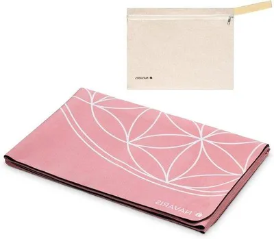 Productafbeelding van Reis yogamat, 15 mm dik, met antislip oppervlak en draagtas