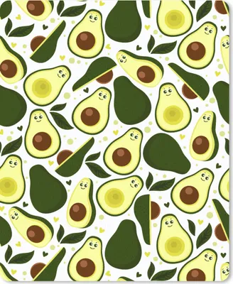 Produktbild von MuchoWow® Mauspad Mousepad Muster - Avocado - Frucht 30x40 cm - Mousepads - Maus Mat - Pad - Mausunterlage - Mausmatten
