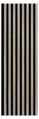 Zdjęcie produktu dla Lamele ścienne 8L Marbet Design WOODLINE 270x40 cm Dąb Sonoma na czarnym filcu 1 szt.