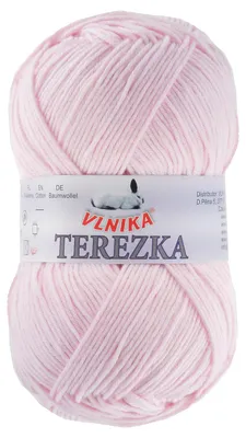 Strickgarn TEREZKA 100% Baumwolle, hellrosa