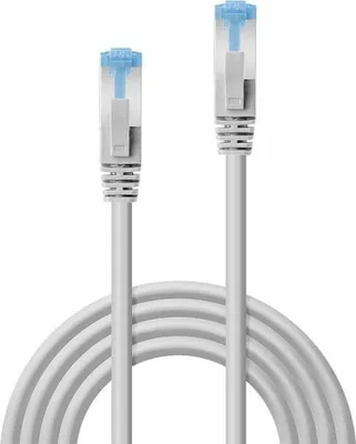 Produktbild von Lindy 47618, 10 m, Cat6a, U/UTP (UTP), RJ-45, RJ-45, Grau