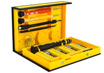 Produktbild von ISO 5760 Handy-Reparatur-Werkzeug-Set 38-teilig