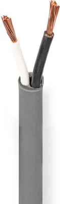 Immagine prodotto di Cavo per Altoparlante | 2 x 2.50 mm² | Rame | 100.0 m | Tondo | PVC | Grigio Scuro | Bobina