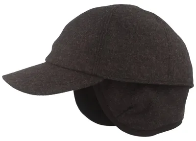 Immagine prodotto di Cappello da baseball GoreTex a 6 pannelli con protezione per le orecchie, marca Hut-Breiter, colore grigio, taglia 64