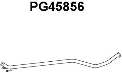 Produktbild von VEGAZ Abgasrohr Auspuffrohr passend für PEUGEOT 308 SW I (4E, 4H) PGR-283
