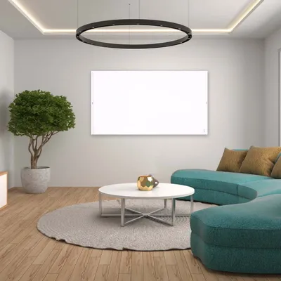 Immagine prodotto di Riscaldatore elettrico infrarossi ElectricSun 720W bianco radiatore elettrico con termostato, installazione a parete e soffitto