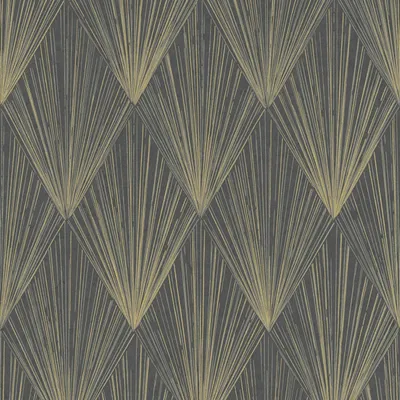 Produktbild von Livingwalls Art Deco Tapete Metropolitan Stories Ava New York Vliestapete schwarz gold grau 10,05 m x 0,53 m
