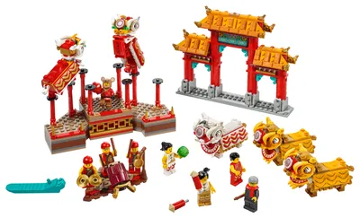 Produktbild von LEGO Chinese Festivals Löwentanz - 80104, Bausatz, 8 Jahr(e), 882 Stück(e)