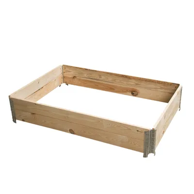 Produktbild von ROYSSON® Hochbeet 120 x 80 cm Palettenrahmen | Langlebig & Nachhaltig für den Garten