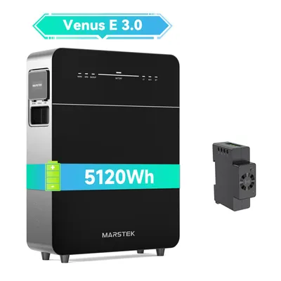 Produktbild von Marstek Venus E 3.0 5,12 kWh AC-gekoppelter Speicher mit Smart Meter CT002  Zähler für Balkonkraftwerke Energiespeichersystem All-in-One Solarspeicher