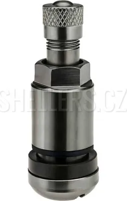 Obrázek produktu pro Ventil kovový VALVE-X1, Ø 11,5mm, hliníkový, antracit, délka 45 mm