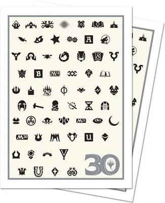 Produktbild von 105 Ultra Pro MtG Magic Apex Sleeves - 30th Anniversary (66x91mm)