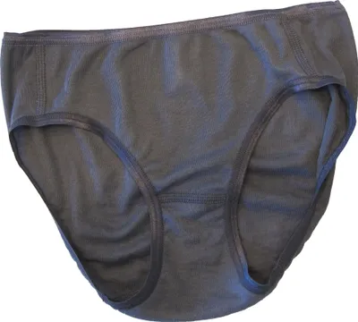 Produktbild von HERMKO 62130 Mädchen Athletic Slip - Funktionsunterhose, Farbe:graphit, Größe:116