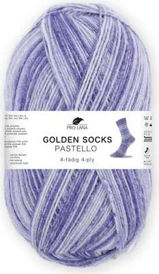 Produktbild von Pro Lana Golden Socks PASTELLO 100 g 4-fach Sockenwolle gleichmäßiges Maschenbild 420 m Farbe 743