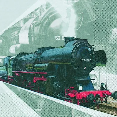 Produktbild von 20 Servietten Lokomotive 33x33cm
