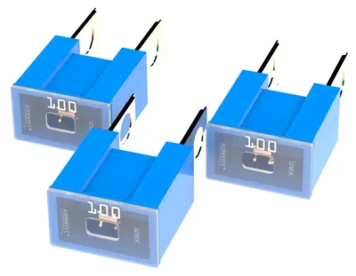 PAL B Flachsicherung Male 100A, 32V, 3 Stück, blau