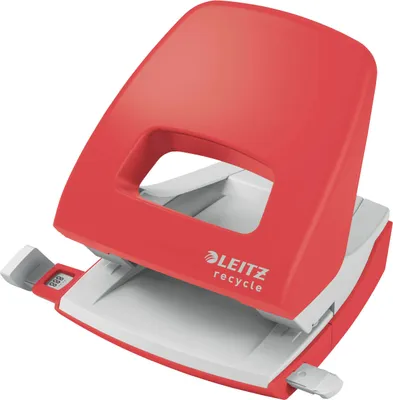 Produktbild von Leitz NeXXt , 30 Blätter, Rot, Kunststoff, 8 cm, 5,5 mm, A4, A5, A6, Folio, US-Quart, 8 x 8 x 8 cm