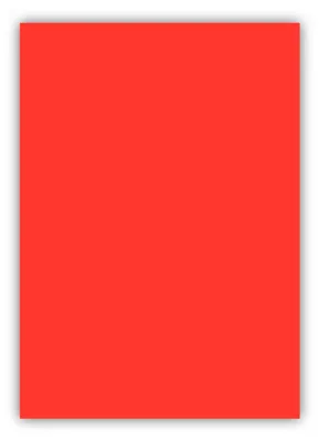 Produktbild von 50 Blatt farbiges Premium Briefpapier Caribic Format DIN A5 ( 148 x 297 mm ) Farbe Briefbogen Zinnober Rot, Karibik Papier (CAR-764)