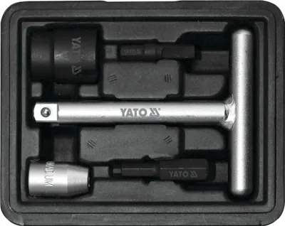 Immagine prodotto di Set di chiavi per tappi di scarico olio in plastica 3/8" 5 pezzi VAG, BMW, PSA