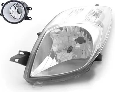 Immagine prodotto di Fari compatibili per Toyota Yaris XP9 dal 01/2006 al 11/2008, modello H4, con fendinebbia. Codici: 811700D120, 812200D040, 1608422080, 3550257L00, 3550257L01, 812200D. Marca: Johns