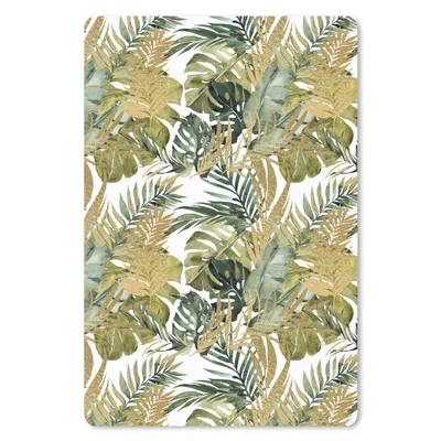 Produktbild von MuchoWow® Mauspad Mousepad Tropisch - Blau - Grün 18x27 cm - Mousepads - Maus Mat - Pad - Mausunterlage