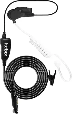 Productafbeelding van Oortelefoon Headset - PTT Microfoon - Portofoon Communicatie - Ruisonderdrukking - 139 x 94 x 3 cm - Standaard