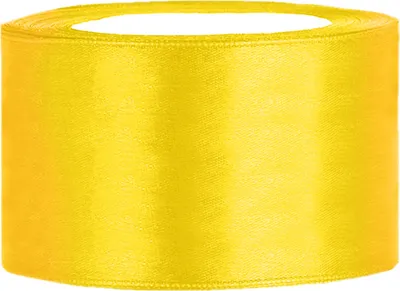 Produktbild von Satinband gelb B:38mm, L:25m