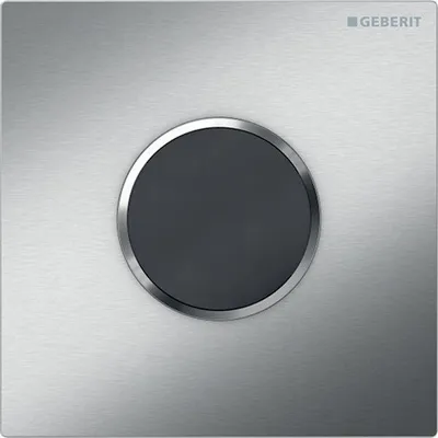 Image de Geberit,pour urinoir avec déclenchement électronique du rinçage, alimentation par pile, plaque de recouvrement type 10, 116.035.SN.1