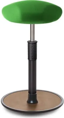 Produktbild von Sitz- Stehhocker Free Tall Triangel Gestrick Grün schwarz /Natur.
