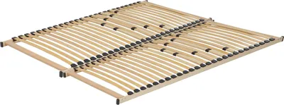 Obrázek produktu pro BELIANI Lamelový rošt pod matraci světlé dřevo 180 x 200 cm dřevěný rám 60 pružinových lamel ložnice