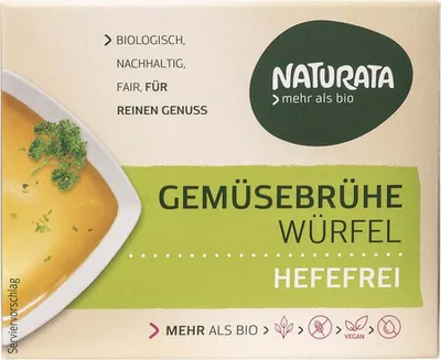 Produktbild von Gemüsebrühe - 6 Würfel hefefrei 72g