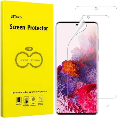 Obrázek produktu pro Ochranný kryt displeje Samsung Galaxy S20 5G, HD čirý, flexibilní, TPU, balení 2 ks