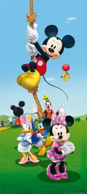 Immagine prodotto di Poster Disney Topolino verde e blu - 600759 - 90 x 202 cm