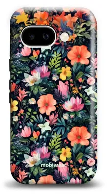 Produktbild von Handyhülle für Google Pixel 10a, Mobiwear Elite Pro, Bunt-Blumig