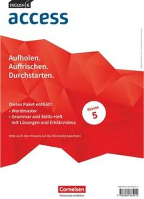 Obrázok produktu pre English G Access Band 1: 5. Schuljahr - Wordmaster und Grammar and Skills (Im Paket)
