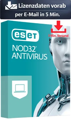 Produktbild von ESET NOD32 Antivirus (1 Device - 2 Jahre) DACH ESD Antivirus Sicherheit 5 Min. Versand als Download per Mail