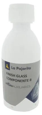 Image de La Pajarita Laque pour verre Epoxy B 250 ml - couche de protection claire comme du cristal