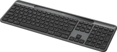 Image de Logitech Signature Slim Solar+ K980, sans fil, RF sans fil + Bluetooth, QWERTY, graphite