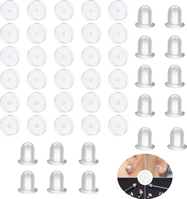 Produktbild von 100PCS Anti Wildfleisch Keloid Disc +200PCS Ohrring-Stecker