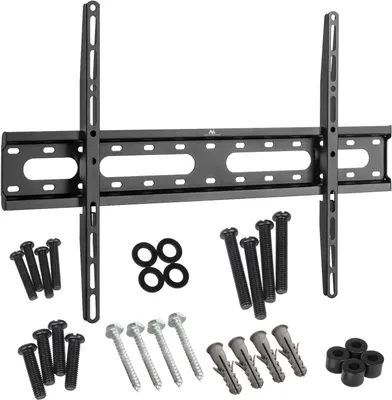 Produktbild von Wandhalterung für LCD-, LED-, OLED-, QLED- und Plasma-Flachbildschirme und gebogene Fernseher, 32-55 Zoll. Schlanke TV-Halterung bis 45 kg. Max. VESA: 400 x 400 (Max. VESA 600x400)