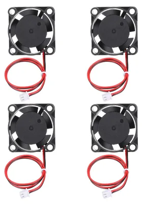 4x 2510 3D-Drucker-Lüfter, 24V, 15000 U/min, 25x25x10 mm