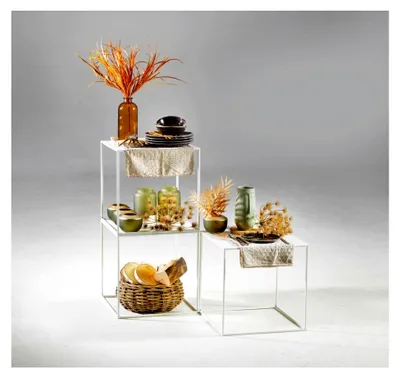 Produktbild von Couchtisch Würfel 45x45x45cm weiß