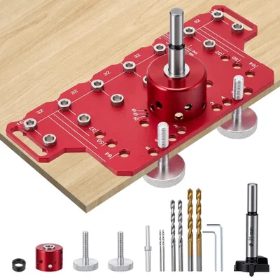 Immagine prodotto di Omgoods - Modello 2-in-1 per supporti per mensole e cerniere