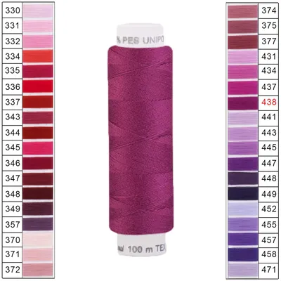 10 x 100m / 1 Spule Unipoly 120 TEX14x2 Polyester violett