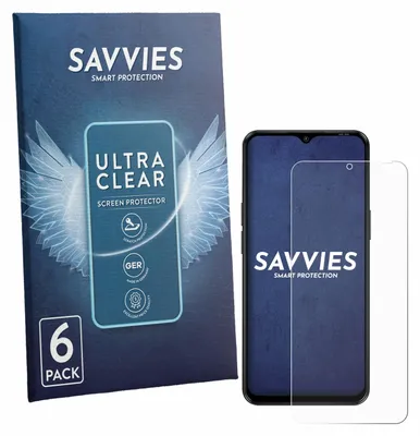 Produktbild von 6x Für Blackview Wave 7C Schutzfolie Savvies Displayschutz Display Schutz Folie Klar Transparent
