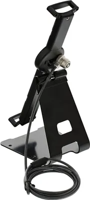 Produktbild von InLine® Universal Tablet-Halterung, 1,5 m Diebstahlschutz, 10-13 Zoll, schwarz