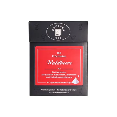 Produktbild von Paulsen Waldfrucht Früchte, 15x3g Pyramidenbeutel