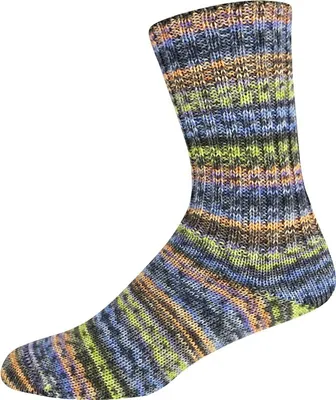 Produktbild von ONline Sockenwolle Sort. 373 Highway Color, 4fädige Sockenwolle, 100 g/420 m LL, 3083